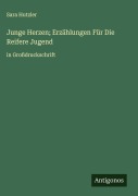 Cover-Bild zum Titel 'Junge Herzen; Erzählungen Für Die Reifere Jugend' von 'Sara Hutzler'