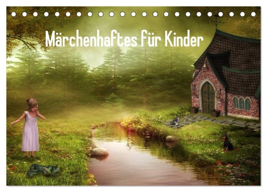 Märchenhaftes für Kinder (Tischkalender 2026 DIN A5 quer), CALVENDO Monatskalender - Susann Pählike