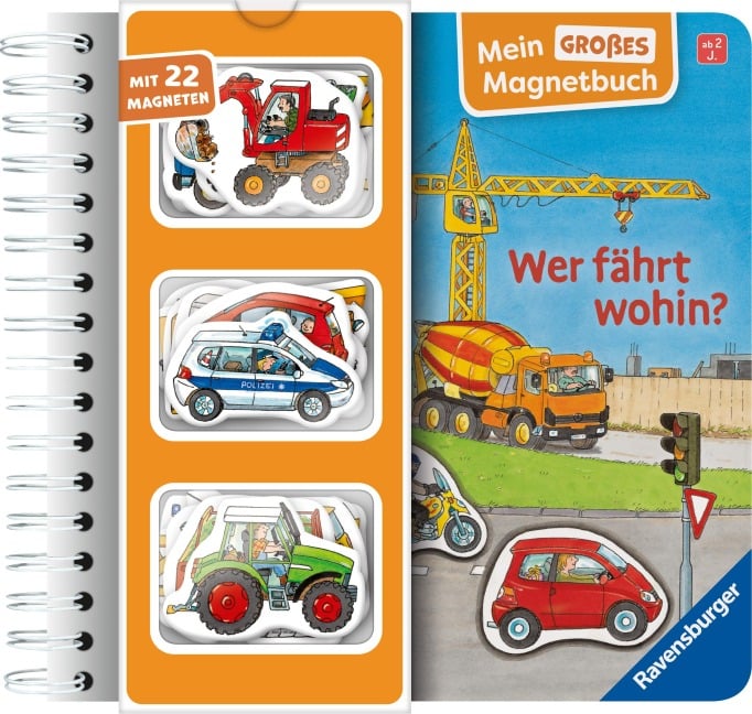 Mein großes Magnetbuch - Wer fährt wohin? - Susanne Gernhäuser