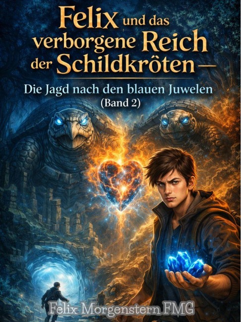 Felix und das verborgene Reich der Schildkröten - Die Jagd nach den blauen Juwelen(Band 2) - Felix Morgenstern (Fmg)