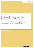 Cover-Bild zum Titel 'Die Lohndiskriminierung der Frau in Deutschland von 1850 bis heute' von 'Juliane Buchholz'