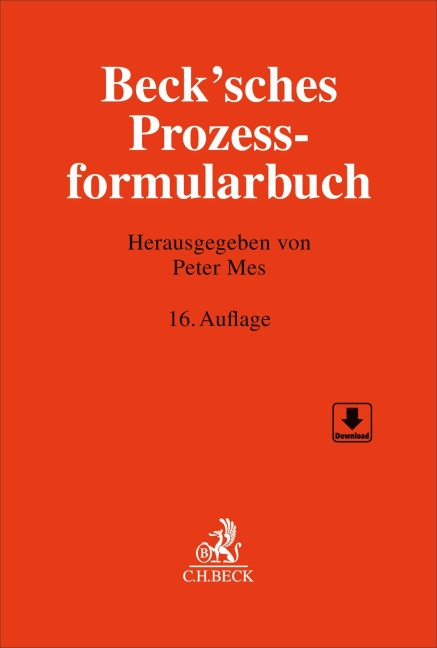 Beck'sches Prozessformularbuch - 