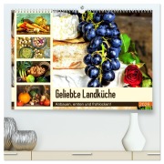 Cover-Bild zum Titel 'Geliebte Landküche. Anbauen, ernten und frohlocken! (hochwertiger Premium Wandkalender 2026 DIN A2 quer), Kunstdruck in Hochglanz' von 'Rose Hurley'