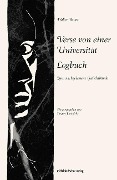 Cover-Bild zum Titel 'Verse von einer Universität. Logbuch' von 'Walter Bauer'