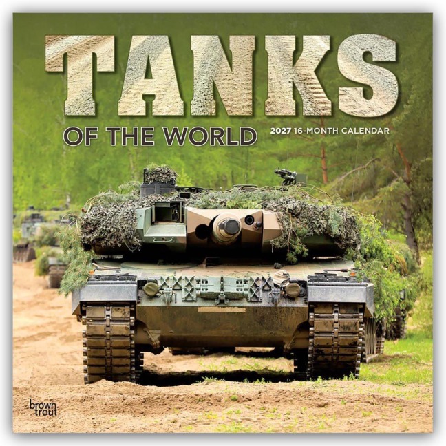 Tanks - Panzer 2027 - 16-Monatskalender - Browntrout Publishers