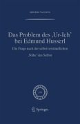 Cover-Bild zum Titel 'Das Problem des ,Ur-Ich' bei Edmund Husserl' von 'Shigeru Taguchi'