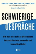Cover-Bild zum Titel 'Schwierige Gespräche' von 'Douglas Stone'