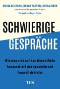 Cover-Bild zum Titel 'Schwierige Gespräche' von 'Douglas Stone'