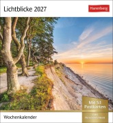 Cover-Bild zum Titel 'Lichtblicke Postkartenkalender 2027 - Wochenkalender mit 53 Postkarten' von ''