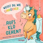 Cover-Bild zum Titel 'Weißt du, wie Einhörner aufs Klo gehen?' von 'Ruby van der Bogen'