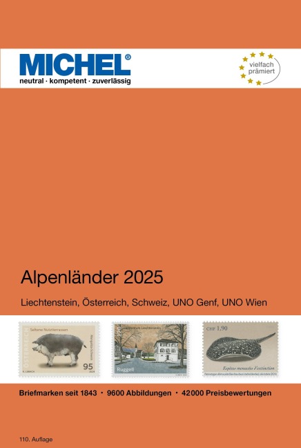 Alpenländer 2025 - Michel-Redaktion