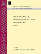 Cover-Bild zum Titel 'Variationen über ein Thema von Mozart' von 'Fernando Sor'
