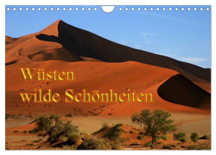 Wüsten, wilde Schönheiten (Wandkalender 2026 DIN A4 quer), CALVENDO Monatskalender - Erika Müller