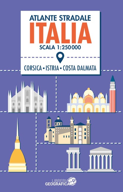 Atlante stradale Italia 1:250.000. Con Corsica, Istria e Costa dalmata - 