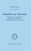 Cover-Bild zum Titel 'Kausalität und Motivation' von 'B. Rang'