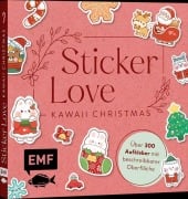 Cover-Bild zum Titel 'Sticker Love: Kawaii Christmas - Über 300 Etiketten und Aufkleber mit beschreibbarer Oberfläche' von ''