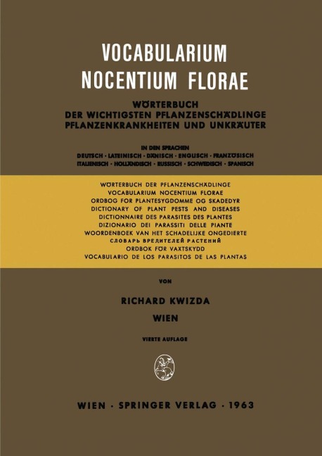Vocabularium Nocentium Florae - Richard Kwizda