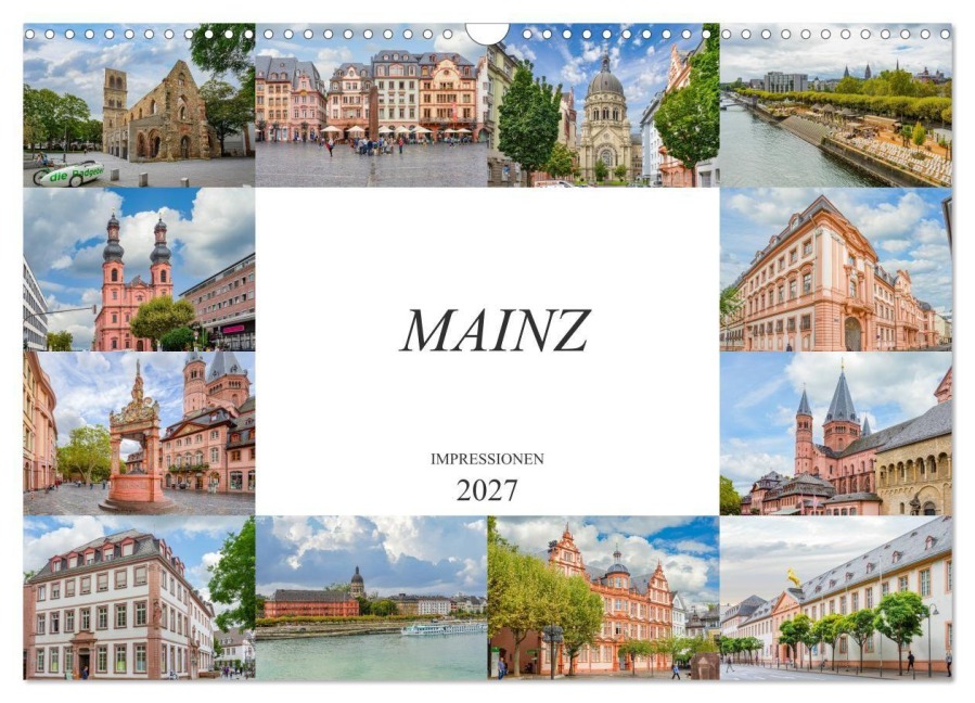 Mainz Impressionen (Wandkalender 2027 DIN A3 quer), CALVENDO Monatskalender - Dirk Meutzner