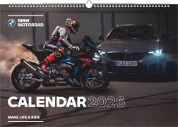 Cover-Bild zum Titel 'BMW Motorrad Wandkalender 2026' von ''