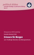 Cover-Bild zum Titel 'Erinnern für Morgen' von ''