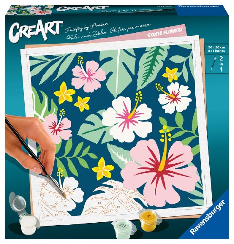 CreArt Adults Trend - Exotische Blumen - 