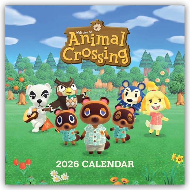 Nintendo - Animal Crossing 2026 - Wandkalender - 