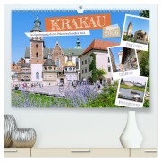 Cover-Bild zum Titel 'Krakau. Ein Spaziergang durch Polens kulturelles Herz (hochwertiger Premium Wandkalender 2026 DIN A2 quer), Kunstdruck in Hochglanz' von 'Hanna Wagner'