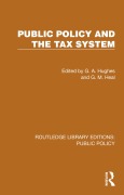 Cover-Bild zum Titel 'Public Policy and the Tax System' von ''