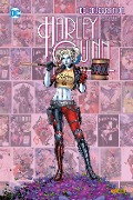 Cover-Bild zum Titel 'DC Celebration: Harley Quinn' von 'Paul Dini, Mico Suayan, Jason Badower, Guillem March, Sam Humphries'