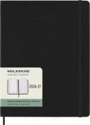 Cover-Bild zum Titel 'Moleskine 18 Monate Wochen Notizkalender 2026/2027, XL, 1 Wo = 1 Seite, Rechts linierte Seite, Fester Einband, Schwarz' von ''