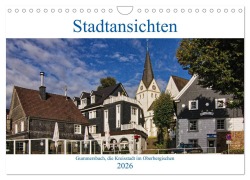 Cover-Bild zum Titel 'Stadtansichten, Gummersbach (Wandkalender 2026 DIN A4 quer), CALVENDO Monatskalender' von 'Detlef Thiemann DT-Fotografie'