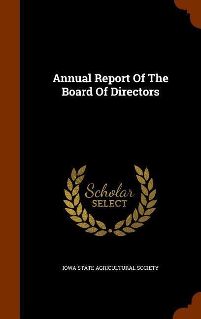Annual Report Of The Board Of Directors - 