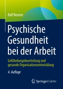Cover-Bild zum Titel 'Psychische Gesundheit bei der Arbeit' von 'Ralf Neuner'