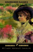 Cover-Bild zum Titel '10 Classic Novels Of Manners You Should Read (Golden Deer Classics)' von 'Jane Austen, Golden Deer Classics, William Makepeace Thackeray, Gustave Flaubert, Leo Tolstoy'