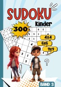 Cover-Bild zum Titel 'Sudoku Kinder -300 Sudoku' von 'Nora Milles, Anna Piok, Tatjana Dobslaw'
