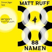 Cover-Bild zum Titel '88 Namen' von 'Matt Ruff'