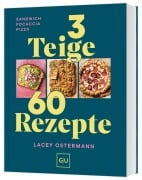 Cover-Bild zum Titel '3 Teige - 60 Rezepte' von 'Lacey Ostermann'