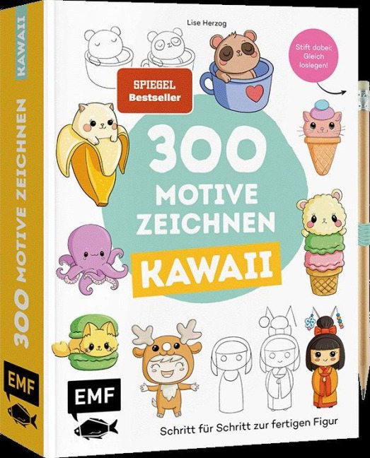 300 Motive zeichnen - Kawaii - Lise Herzog