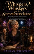 Cover-Bild zum Titel 'Whispers, Whiskers und der Sternenfeuerschlüssel: Fesselnder, gemütlicher Hexenkrimi in der Lebensmitte mit einer sprechenden Katze als Vertrauter (Moonstone Hollow Mysteries, Band 2)' von 'Nathan Willowby'