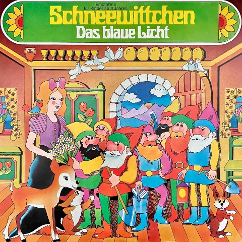 Schneewittchen / Das blaue Licht - Peter Folken, Gebrüder Grimm, Konrad Halver