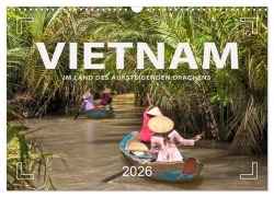 Cover-Bild zum Titel 'VIETNAM - Im Land des aufsteigenden Drachens (Wandkalender 2026 DIN A3 quer), CALVENDO Monatskalender' von 'Mario Weigt'