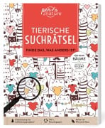 Cover-Bild zum Titel 'Tierische Suchrätsel - Finde das, was anders ist!' von 'Pen2nature'