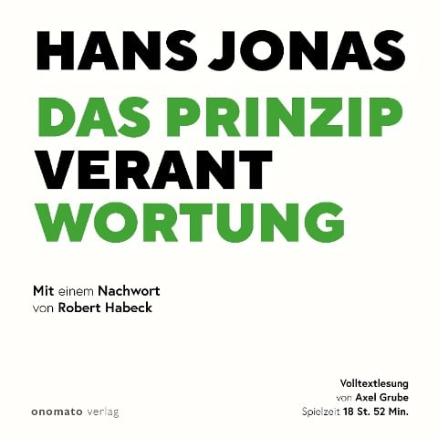 Das Prinzip Verantwortung - Hans Jonas