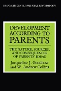 Cover-Bild zum Titel 'Development According to Parents' von 'W. Andrews Collins, Jacqueline J. Goodnow'