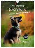Deutscher Schäferhund - unser bester Freund (Wandkalender 2025 DIN A4 hoch), CALVENDO Monatskalender - Petra Schiller