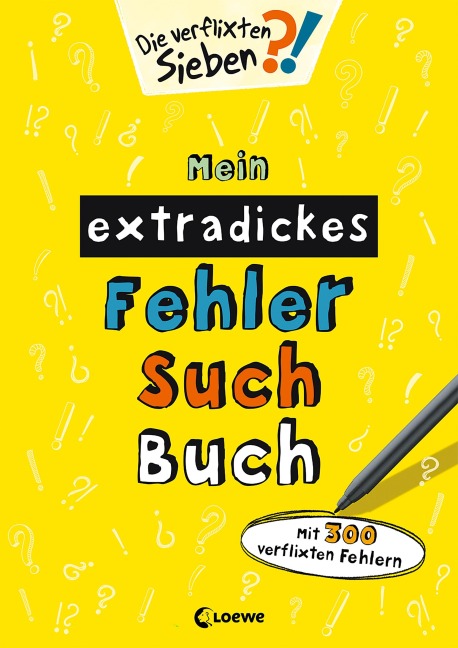 Mein extradickes Fehler-Such-Buch (gelb) - 