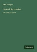 Cover-Bild zum Titel 'Das Buch der Novellen' von 'Peter Rosegger'