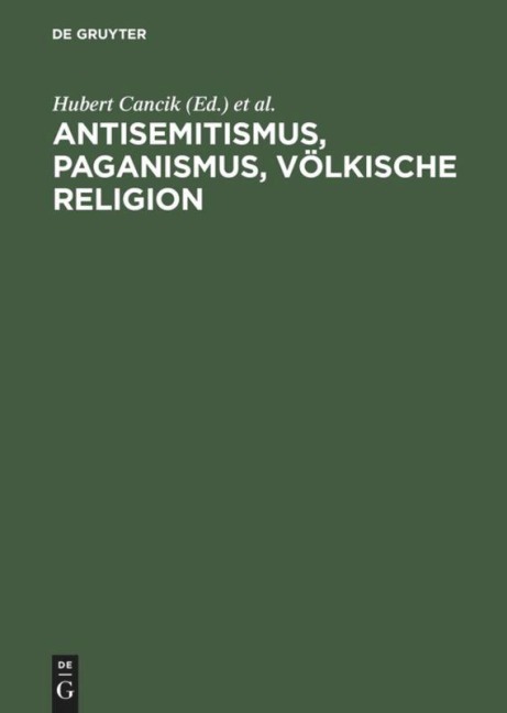 Antisemitismus, Paganismus, Völkische Religion - 