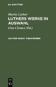 Cover-Bild zum Titel 'Tischreden' von 'Martin Luther'