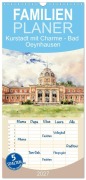 Cover-Bild zum Titel 'Familienplaner 2027 - Kurstadt mit Charme - Bad Oeynhausen mit 5 Spalten (Wandkalender, 21 x 45 cm) CALVENDO' von 'Claudia Kleemann'